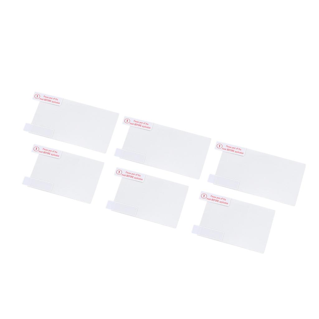 3 Set LCD Screen Protector for 3DS Tempered Glass Top Screen Protector and HD Clear PET Film Bottom Screen Protective