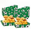 Disposable Soccer Themed Food Trays 36 Piece Set for Game Day Parties Birthday Celebrations Team Dinners and Sports Events