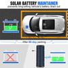 Set 30W Solar Panel 12V Trickle Charger Battery Charger Kit With Double-Headed Clip And USB Female Cable Maintainer Boat Car RV
