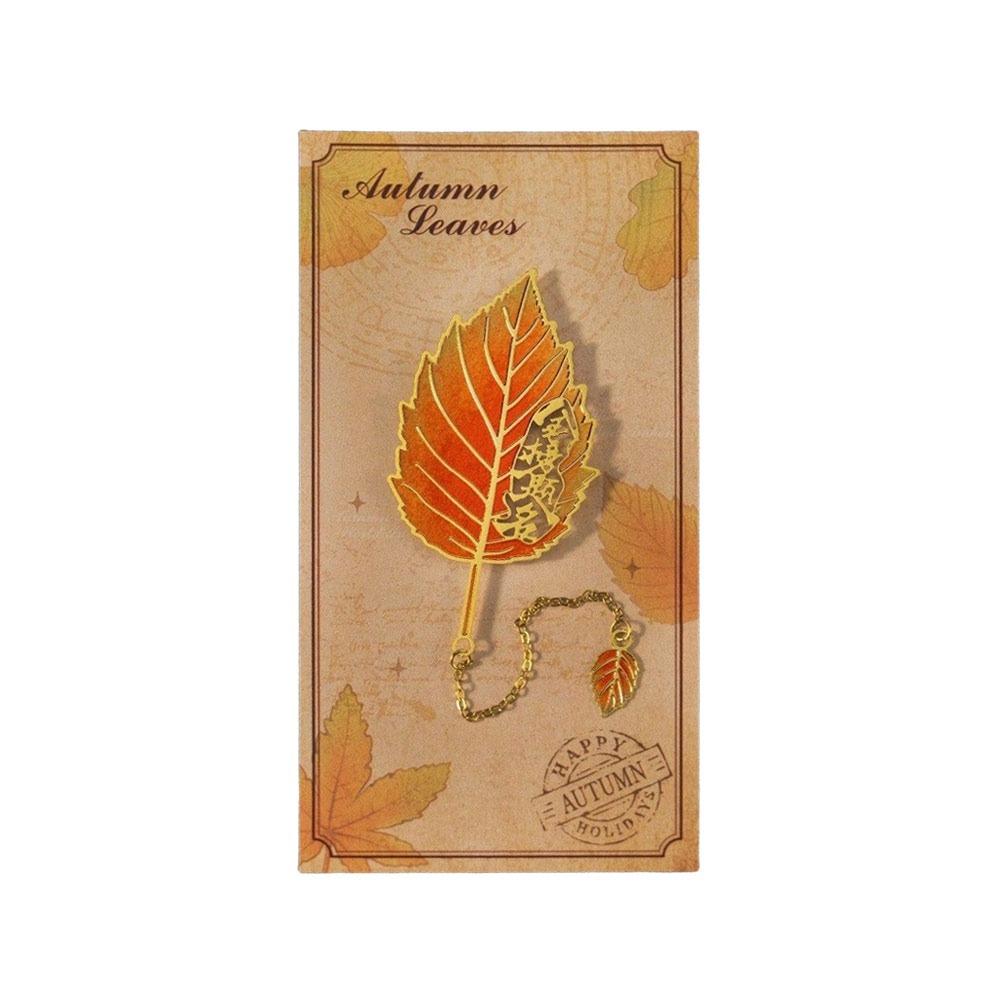 Maple Leaf Oak Leaf Bookmark Apricot Leaf Reading Book Clip Creative Book Marking  Student Gift