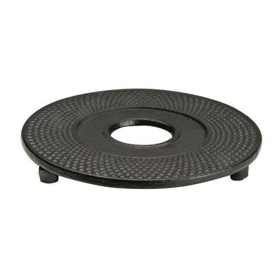 IBILI 621000 Orientalischer Teekannenständer Gusseisen Schwarz 13 x 13 x 7 cm