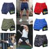 Sweden Flag Camouflage Muay Thai Kick Boxing Shorts Men Women Unisex Casual Sportswear Double Layer Quick Dry Training Sport Gym Fitness Workout