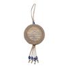 Verse El Kursi And Evil Eye Verse Written Macrame Car Ornament Gold Gilded