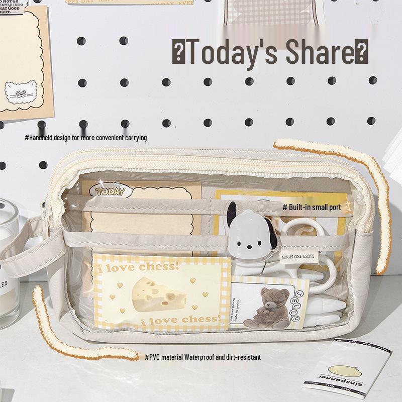 2024 Large Capacity Pencil Case for Girls: Stylish, High-Value Student Box with Advanced Design for Elementary School