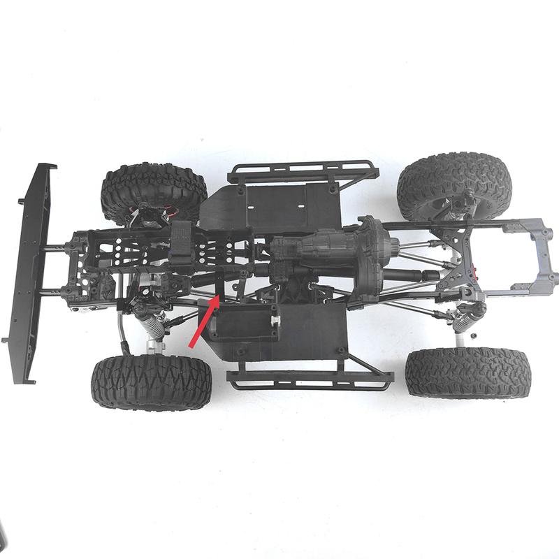 AXSPEED Aluminum Alloy Front / Rear Frame Girder Bracket Holder Mount for Axial SCX10 II 90046 1/10 RC Crawler Car Upgrade Parts