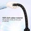 46cm Black PVC Extra Long Anal Plug Dilator Masturbator Sex Toy for Men and Women Dildo Big Dick Realistic Penis