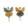 1pc Women's Cute Ballet Sisters Brooch - Retro Elegant, Fashion Creative, Unique Design, Ideal for Scarves – Best Choice