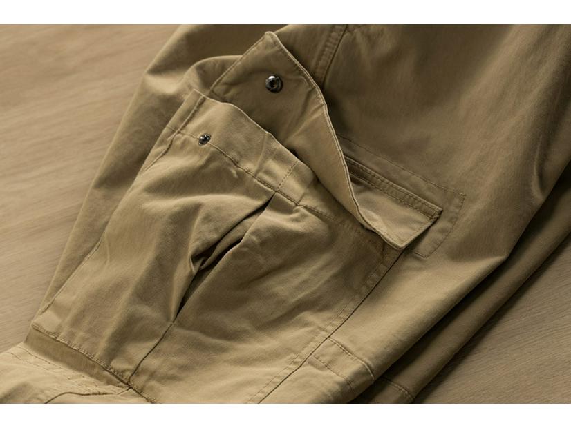 Men's Durable Work Pants, Loose Fit, Welding & Auto Repair, Large Pockets, Spring/Summer