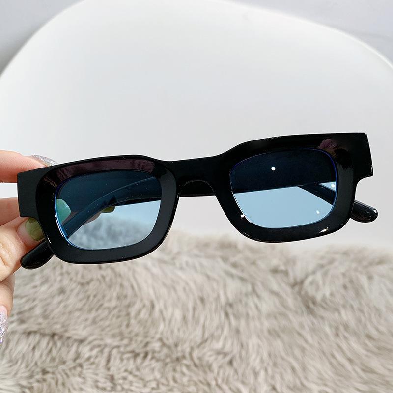 Square Concave Sunglasses Large Frame Retro Trend Sunglasses Women'S Sunshade Sunglasses