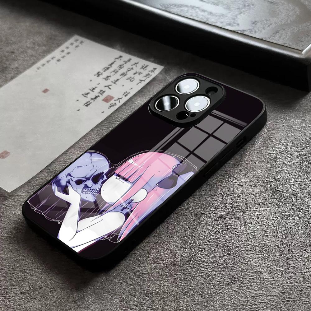 M-Menhera Chan Comic Phone Case For IPhone 16 Pro Max 15 Plus 14 Pro 12 11 13 Mini X XR XS Max 8 7 Plus SE Glass Cover