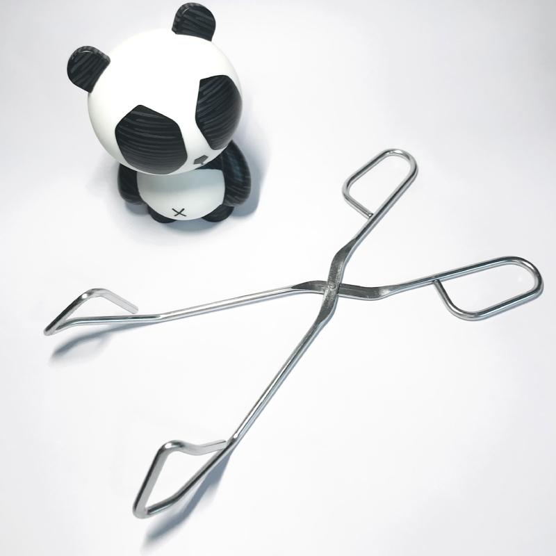 Stainless Steel Food Tongs Kitchen Utensil Buffet Cooking Tool Anti Heat Bread Clip Pastry Clamp for Desserts Salads BBQ
