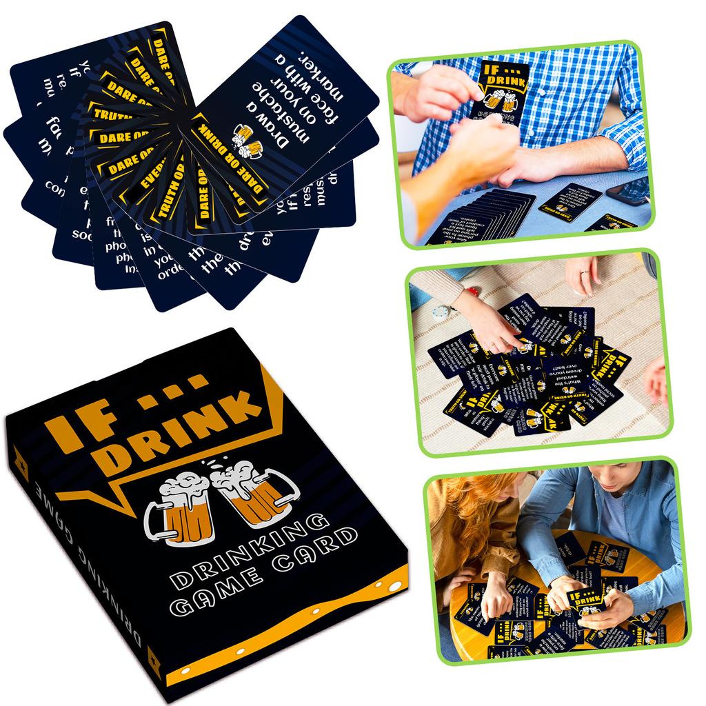 Drunk Card Social and Interactive Creative Bar Adults Drinking Cards Bar Gathering Dorm Board Game