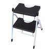 2 Step Ladder Folding Step Wide Pedal Lightweight Anti Slip Portable Collapsible 2 Stool Ladder