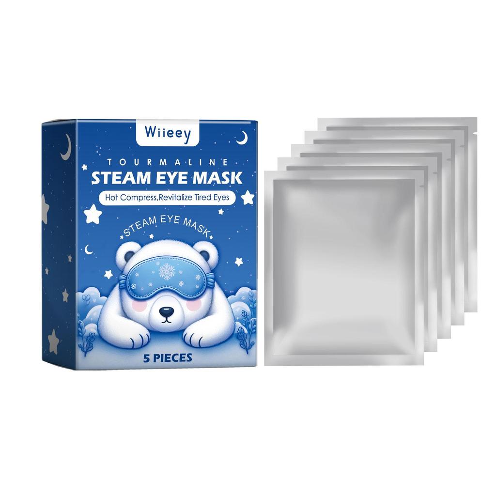 WIIEEY Sleep Steam Eye Mask Gentle Hot Compress Relieves Eyestrain Enhances Sleep QualityDaily Use