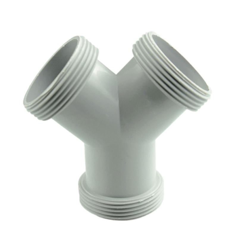 

Washing Machine Drain Pipe Tees Joint Y-Type connector 3 way Sink Drain Pipe Adapter Kitchen Sewer Pipe Fitting Enduring 1
