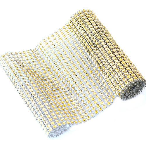 24 Rows Of Diamonds, Silver Imitation Diamond Resin Plastic Diy Creative Clothing Mobile Phone Case Jewelry