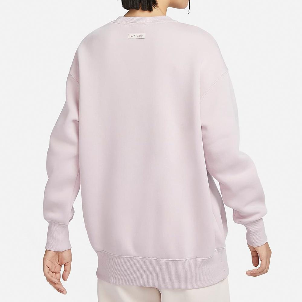 Nike Sweatshirts Women's Pink Crew Neck Moderate Regular FN3655-019
