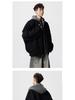 Men's American Hipster Two-Piece Cotton-Padded Jacket: Winter Hooded Streetwear Coat