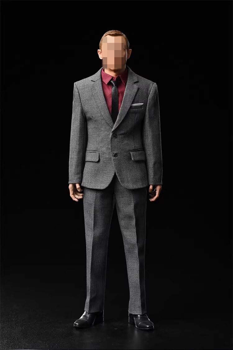 

Figure Suit Outfit Evening and body not Gray 1/6 Accessories/Men s Men s Set/Banquet Dress, Dress, (Head included)