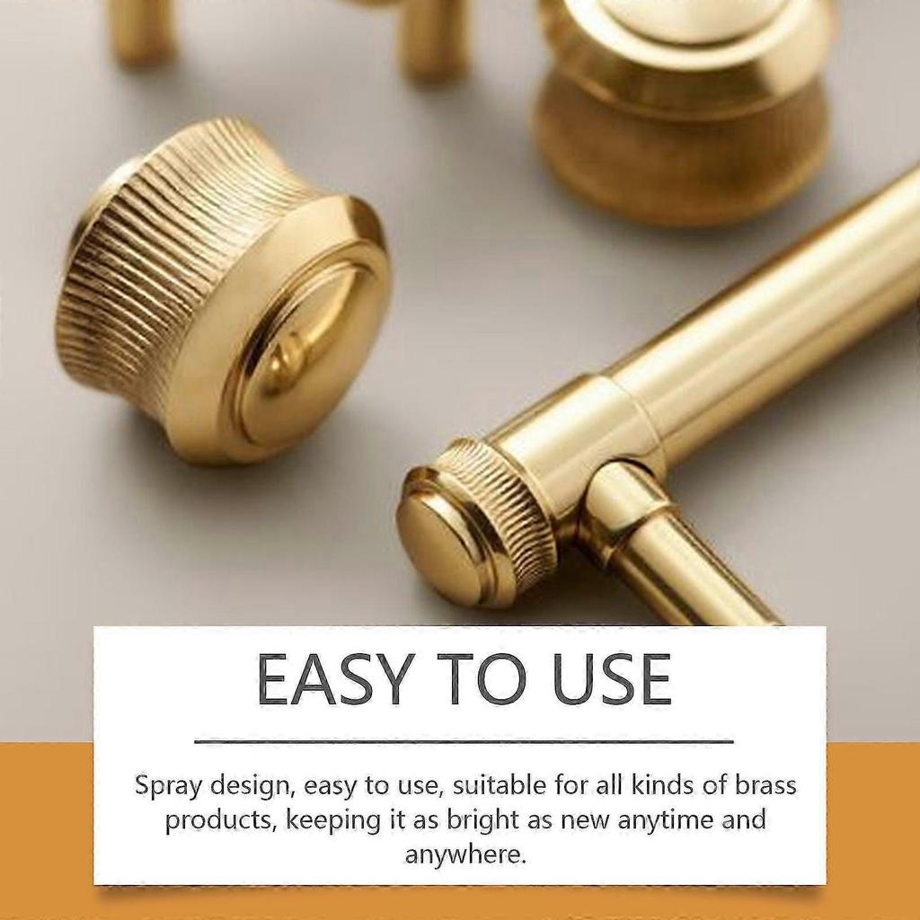 Brass Polishing Cleaning Spray Decontamination Polishing Bright Gentle Maintenance Brass Car