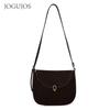 JOGUJOS new leather women's messenger bag high sense versatile women's armpit bag commuter bag women