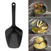 Scoop Colander Kitchen Strainer Scoop Food Drain Shovel Nylon Slotted Skimmer with Handle for Kitchen Cooking Baking Drain