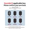 Styling Mouldings Car Alloy Key Case For Hyundai Palisade Grandeur Azera Elantra GT Kona 2018 2019 Smart Remote Fob Protector Co