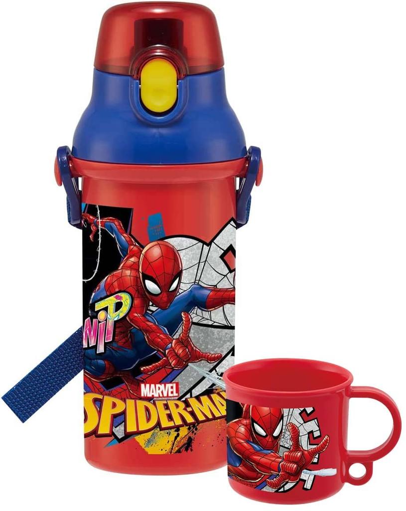 Skater Antibacterial Cup, 200ml, Spider-Man 23 Design, Dishwasher Safe, Made in Japan (KE5AAG-A)