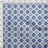 oneOone Cotton Poplin Navy Blue Fabric Check Shibori Sewing Fabric By The Yard Printed Diy Clothing Sewing Supplies 42 Inch