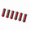 6Pcs Hair Rollers Wave Heat Perm Rod Hair Clip Curlers Hairdressing Tool with Rubber Band