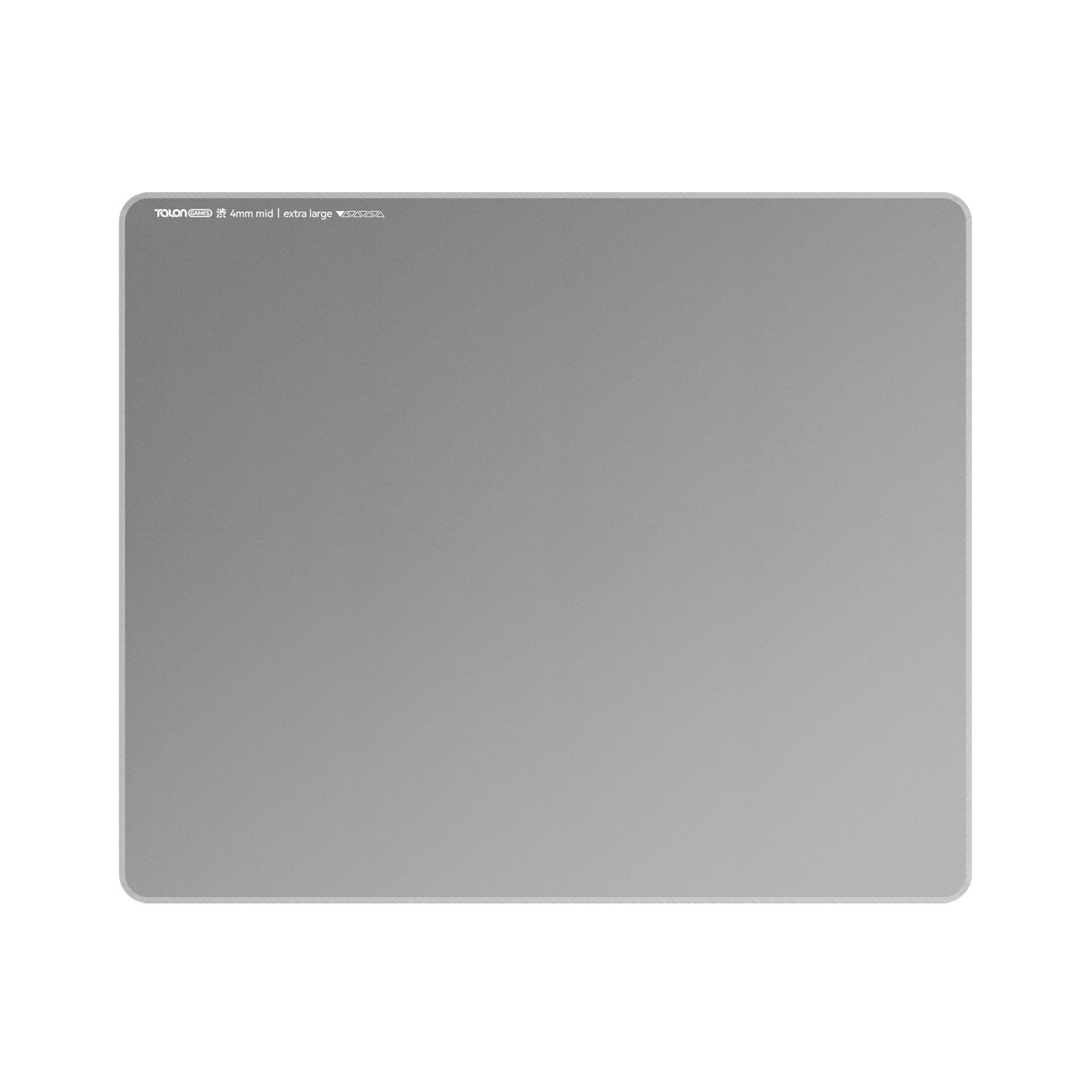 

TALONGAMES Shibu Series Gaming Mousepad eSports Mousepad 490x420x4mm Cloth High Control Rubber Base Reinforced Edges Large Size Japanese Distributor чорний