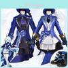 Original Genshin Impact Fucha Carlos Cosplay Costume Polyester Fabric French Style Vintage Theme