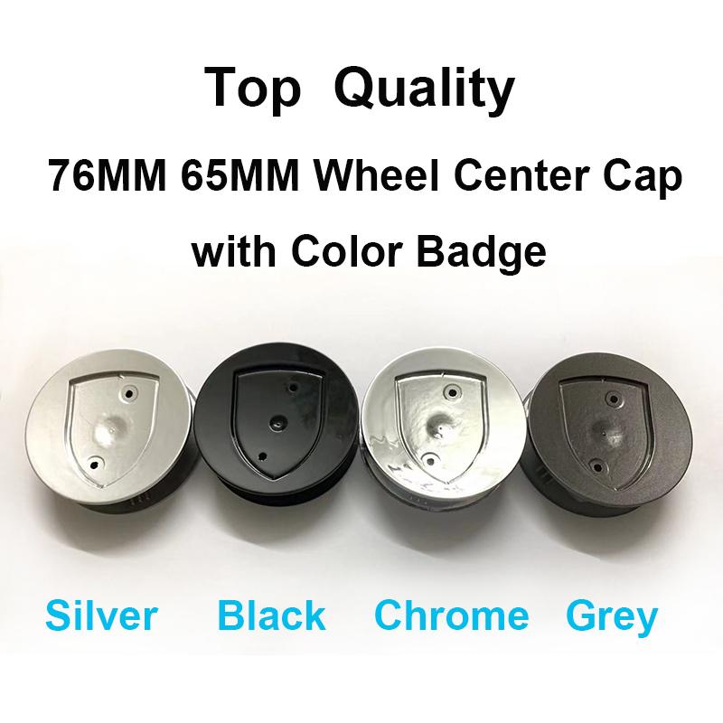 4pcs 76/65MM Wheel Center Cap wheel Cover 76MM Silver Gold