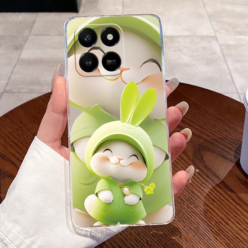 For Honor X7D Honor 400 Smart 4G 5G Luxury Dragon Cute Cool Boys Girls Soft silicone Phone Case Back Cover Transparent TPU Shell