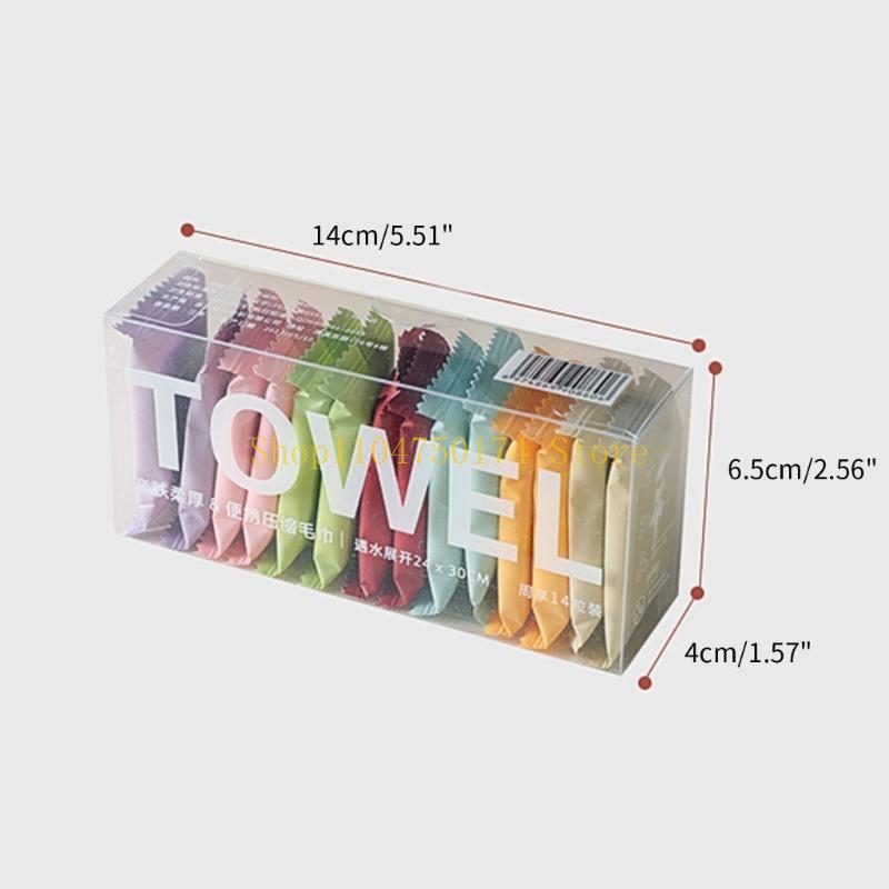 14pcs Compressed Towel Disposable Face Towel Nonwoven Water Wet Wipe Tablet top sale