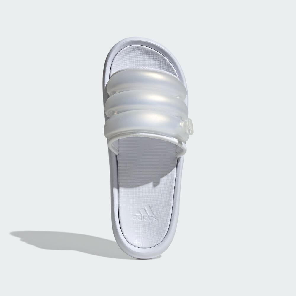 Adidas ZPLAASH SLIDES Footwear White Sandals Slide Unisex Sportswear IF6498 Footwear White / Footwear White / Footwear White