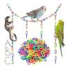 geneX flying squirrel toy chain 100 pieces cage attachable sugar flying squirrel toy stuffed animal cage gauge small animal