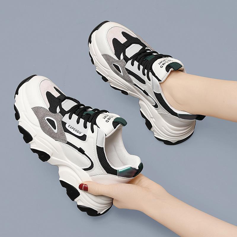 Dad shoes women's autumn and winter new platform travel shoes versatile mother shoes