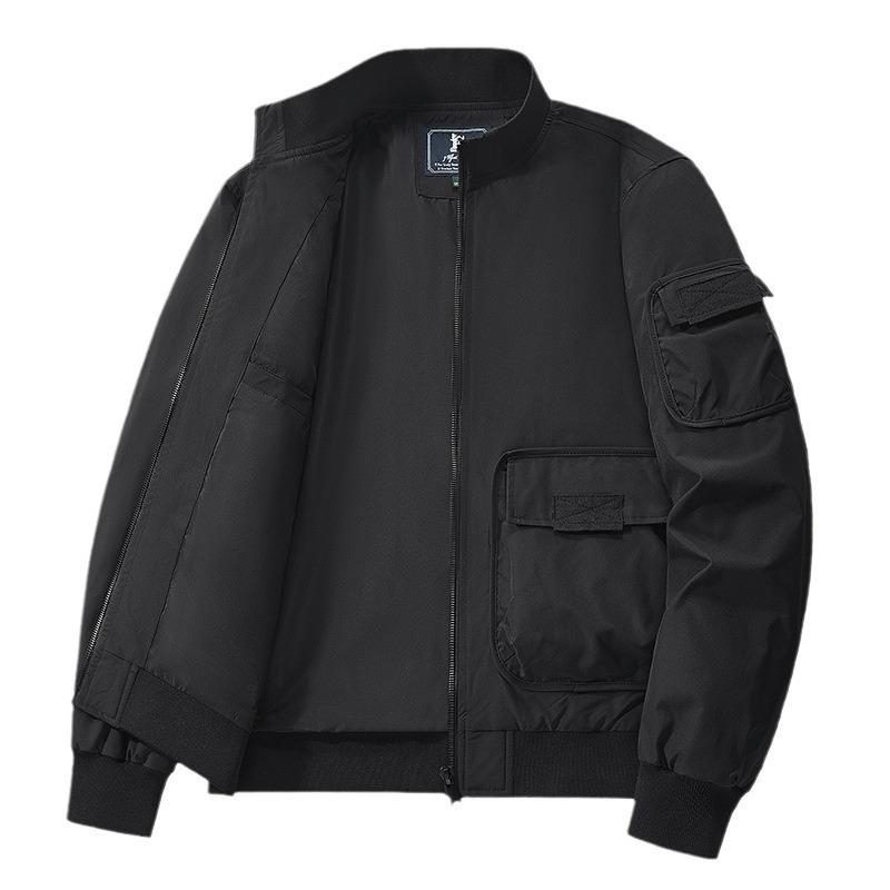 Lässiger Trend Outdoor-Sportjacke Herbst Neu Herren Stehkragenjacke