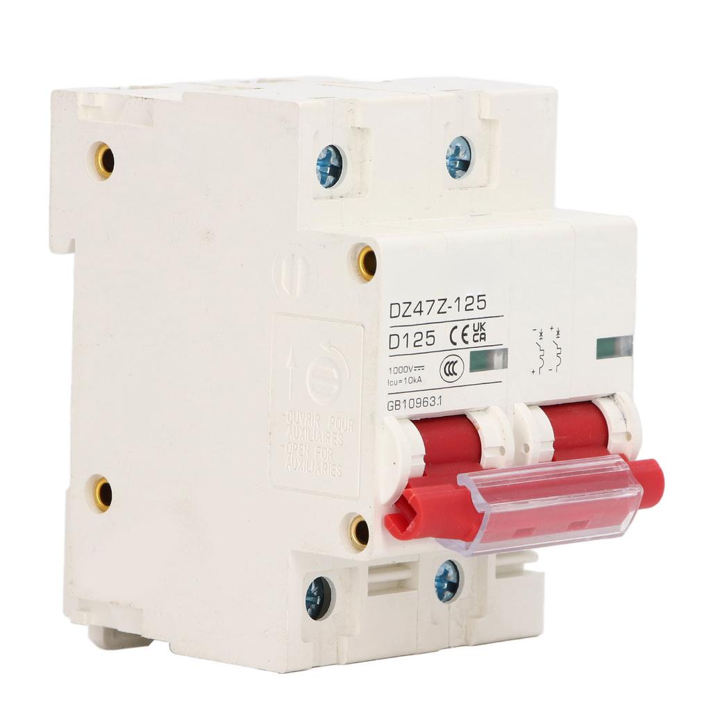 Circuit Breaker Short Circuit   Rail Installation PV Circuit Breaker 2P 1000V 125A