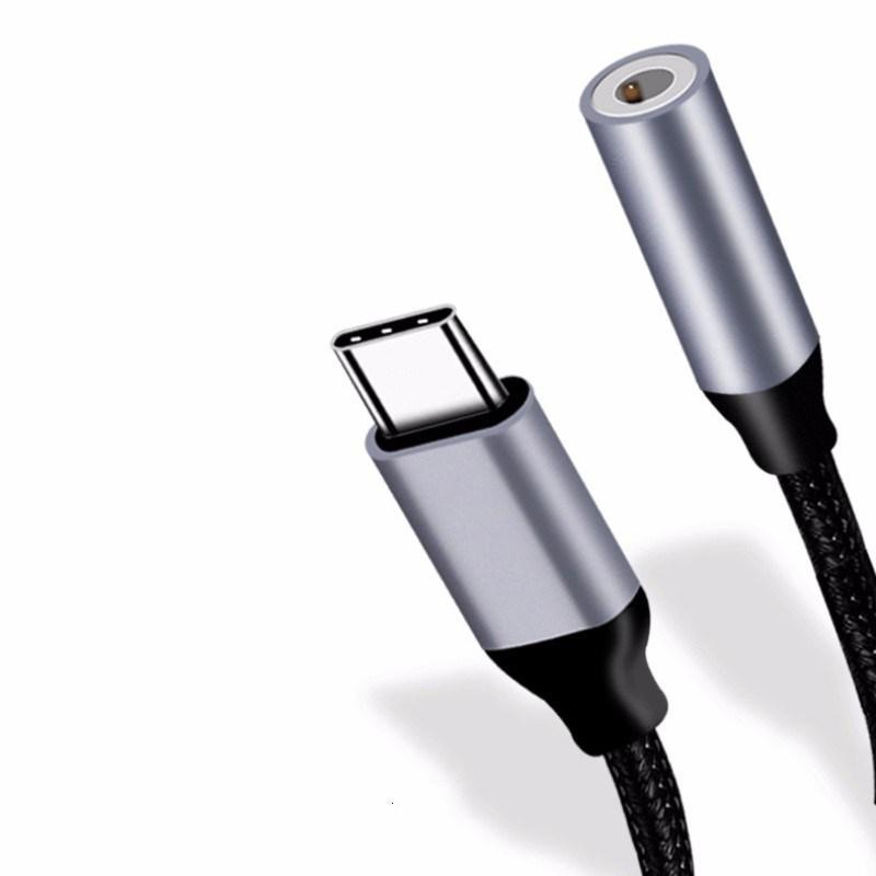 

USB Type C to 3.5mm Headphone Jack Aux Audio Cable Adapter for Huawei Xiaomi Etc. As Shown A