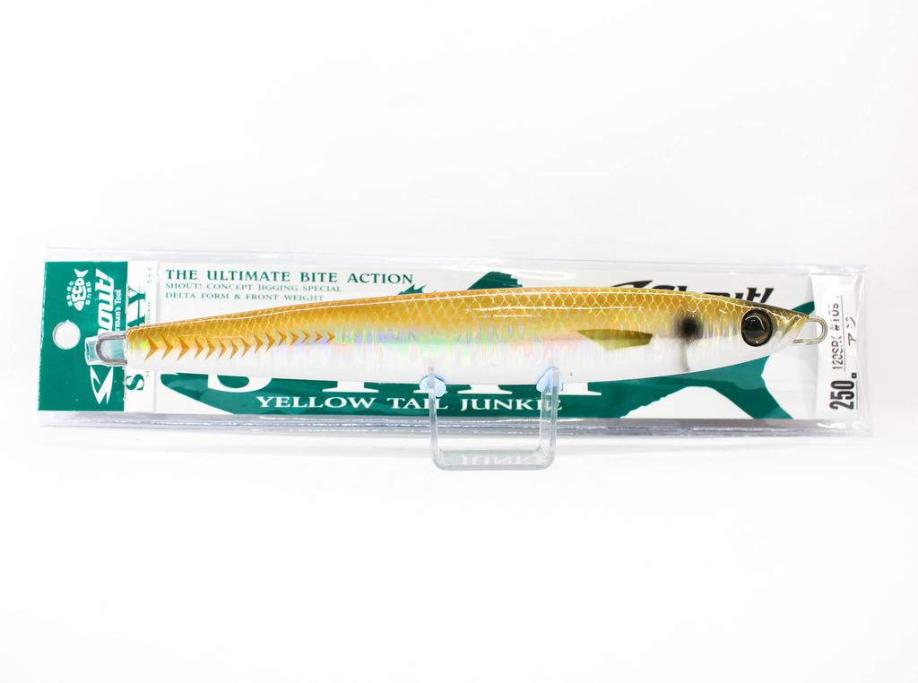 Shout 121-SA Slide Actor Long - Leurre Métal Jig 120g (Couleur RG 7301) Pêche