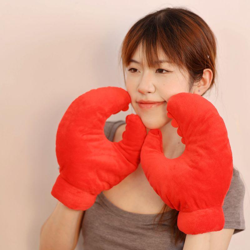 

INS Girly Heart Cute Cartoon Doll Crab Paw Lobster Pliers Cos Gloves Photo Performance Creative Props Large Pliers Gloves