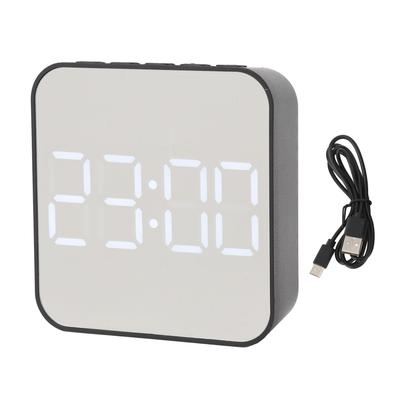 Orologio Digitale LED 2 Impostazioni Sveglia Sveglia Elettronica Piccola Multifunzione con Temperatura Data