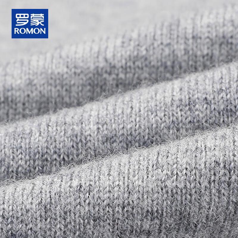 ROMON Men's Thick 100% Cashmere V-Neck Pullover Sweater