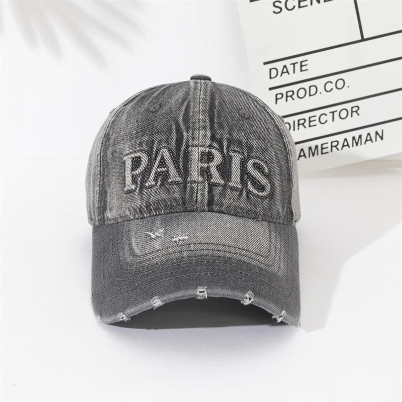 Popular Big Head Circumference Baseball Cap, Sunshade, Sunscreen, Face Small Letter Hat, Cowgirl Deep Top Cap New