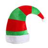 Holiday Santa Hats Red Green Curved Design Breathable Christmas Party Hat For School Activity Festival Event Gathering