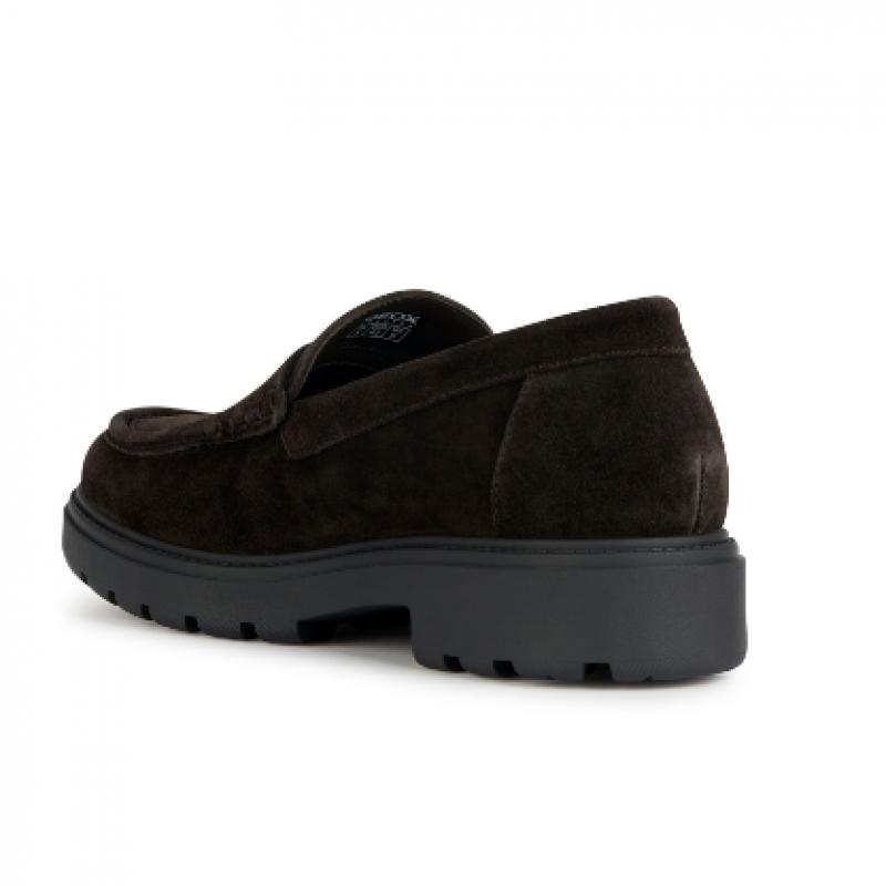 Geox Men S Loafer Dark Coffee Spherica Ec7