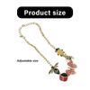 Vintage Punk Jewelry With Colorful Butterfly Ladybugs Charm For Women Handmade Necklace Adjustable Length Neckchain