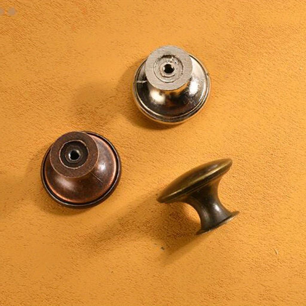 4 Pieces Of Vintage Cabinet Knobs, Antique Bronze Cabinet Door Handle Knobs, Drawer Handle Knobs With Screws For Home Furniture